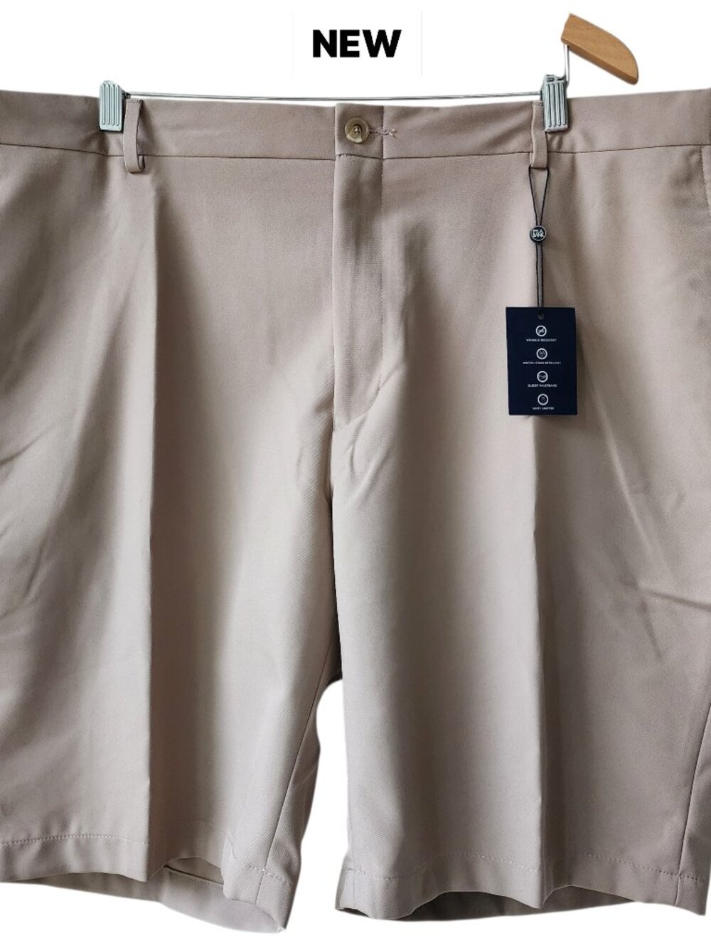 46 Shorts Beige Golf Traveler New Jos A Bank Short Mens Slider Waistband Tan Sz